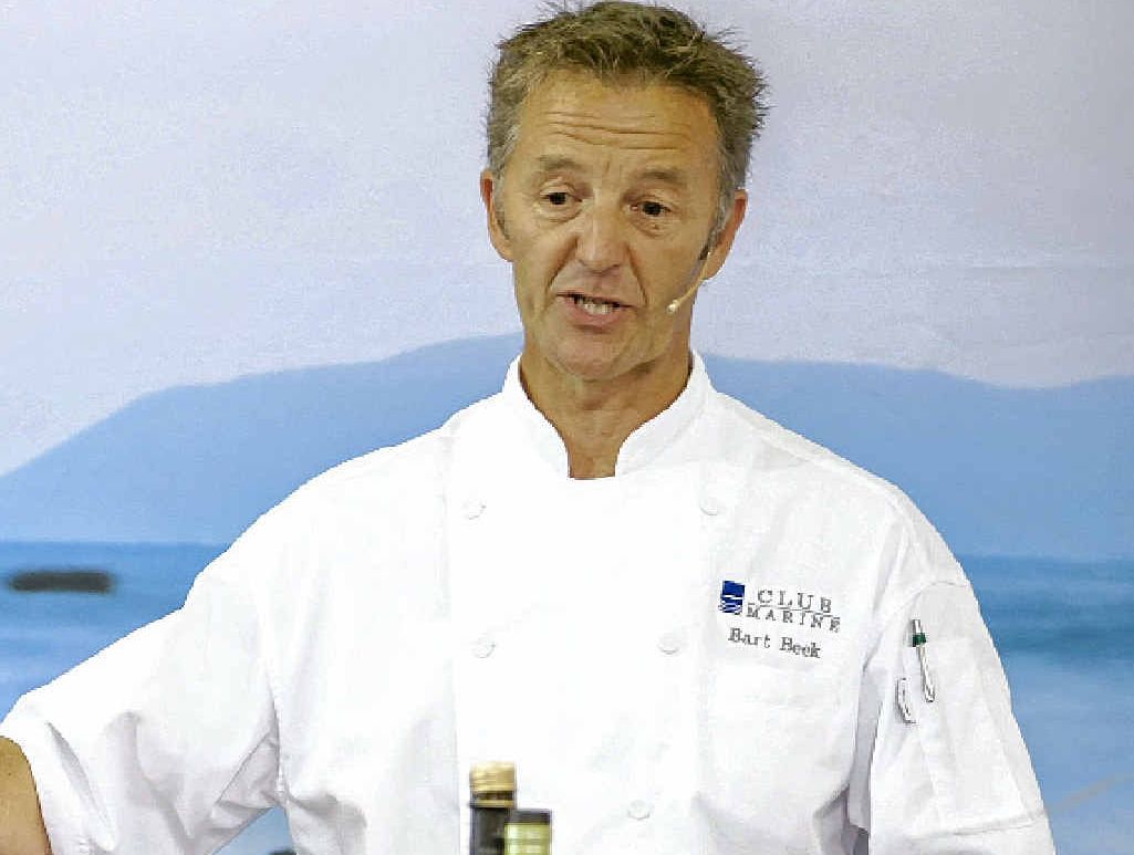 Bart Beek, the author of Club Marine Gourmet Delights, will give demonstrations at the Brisbane Tinnie and Tackle Show. Bart Beek, the author of Club Marine Gourmet Delights, will give demonstrations at the Brisbane Tinnie and Tackle Show.